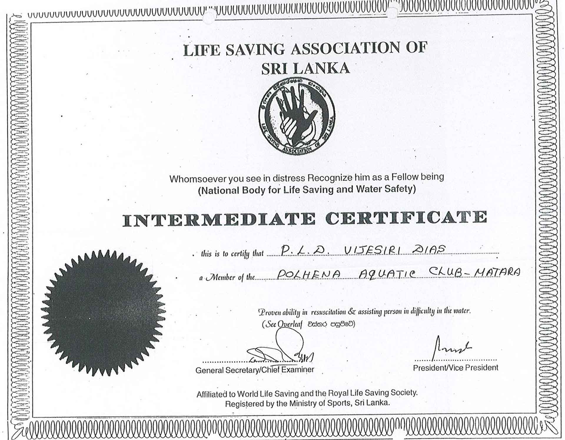 Life Saving Association of Sri Lanka 4